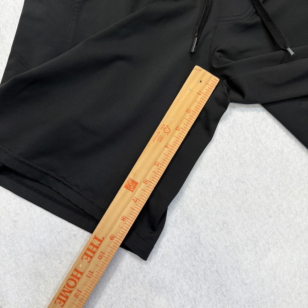 Hylete Activewear Shorts Mens Medium 9" Inseam Black Drawstring‎ Cross Fit Gym - Picture 6 of 15
